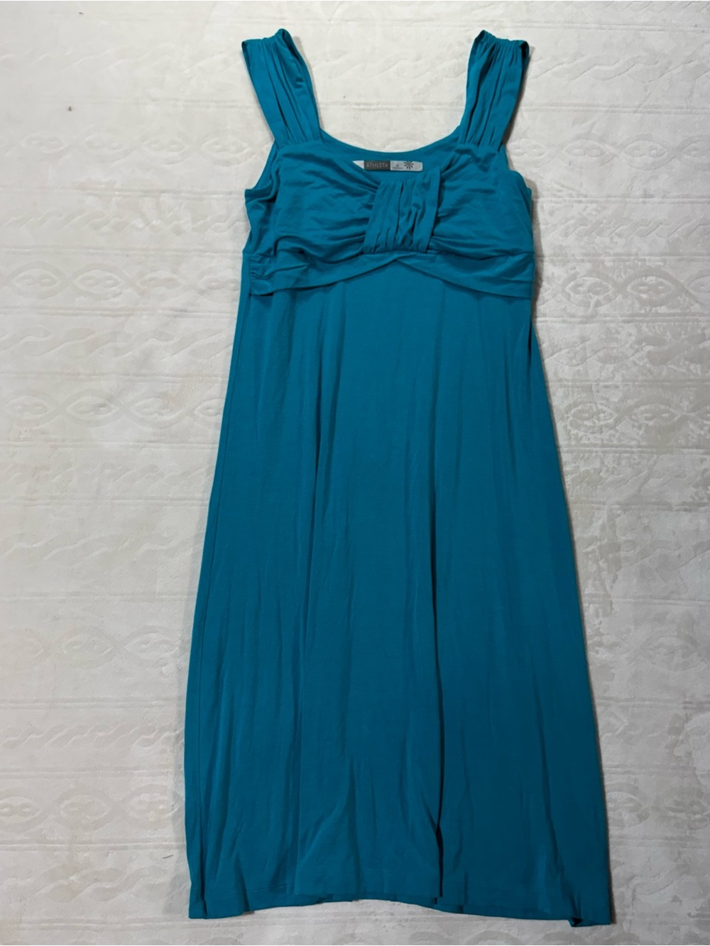 Athleta Twist Front‎ Turquoise Dress